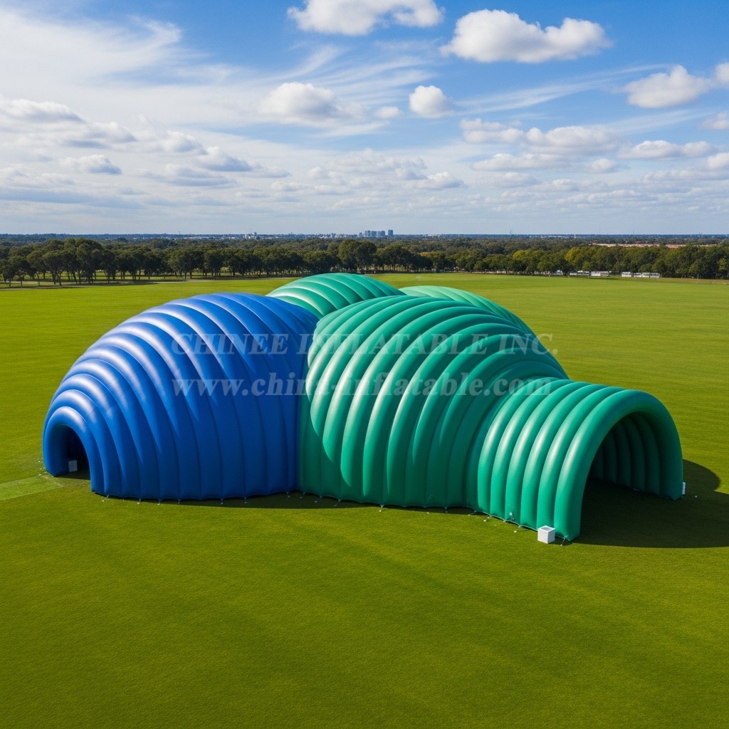 Tent1-6274 Colorful Arches Inflatable Dome