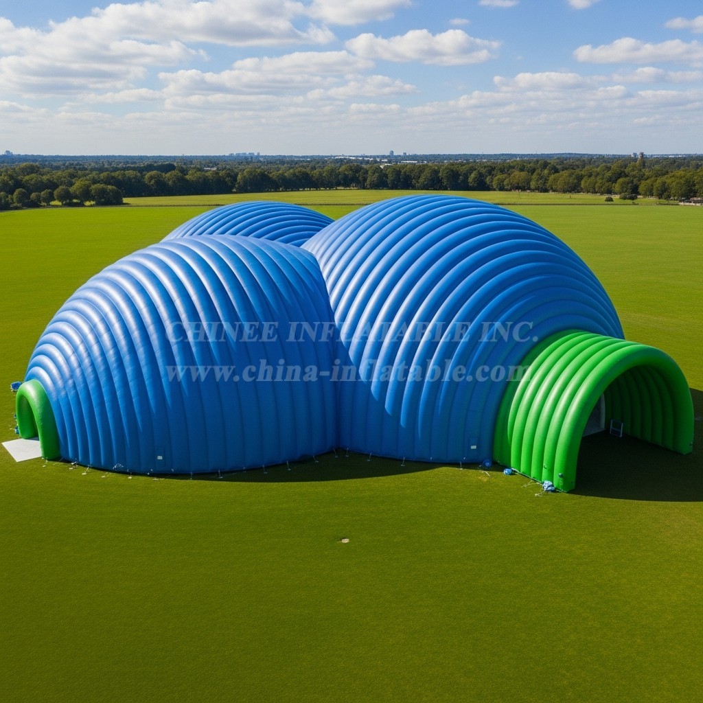 Tent1-6276 Blue Bubble Park Inflatable Tent
