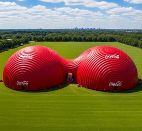 Tent1-6293 Coca-Cola Branding Inflatable Dome
