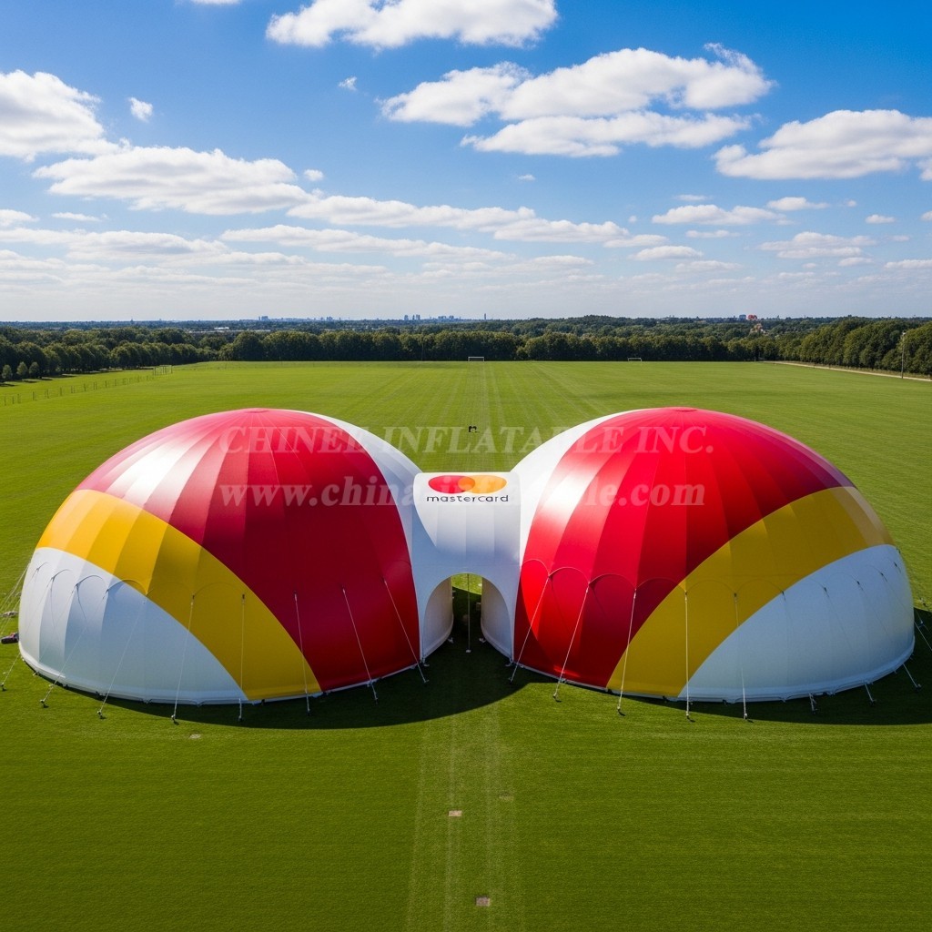 Tent1-6336 MasterCard Theme Inflatable Dome