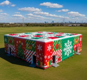 Tent1-6384 Christmas Inflatable Pavilion Red Green