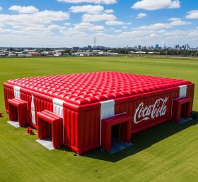 Tent1-6396 Coca Cola Red White Inflatable Tent