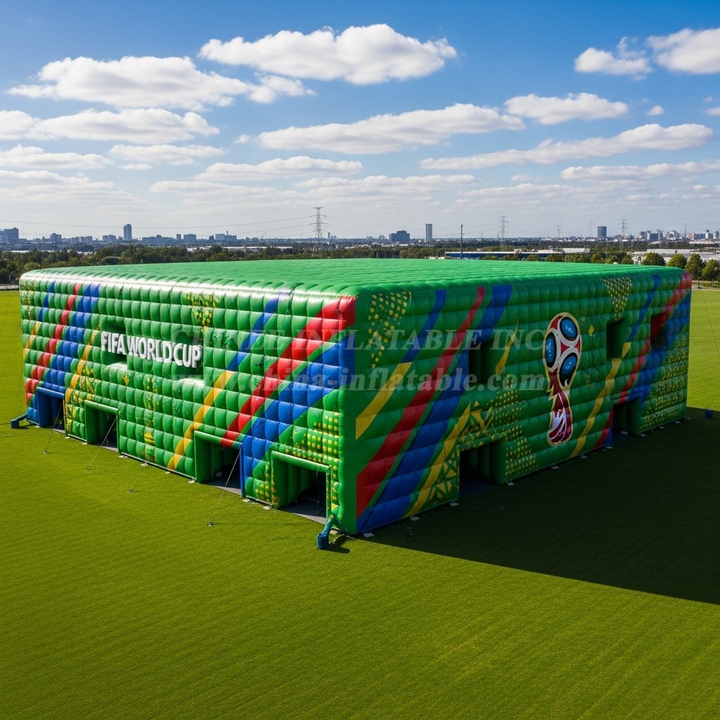 Tent1-6403 FIFA World Cup Green Inflatable Stadium