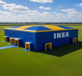 Tent1-6434 IKEA Blue Yellow Inflatable Pavilion