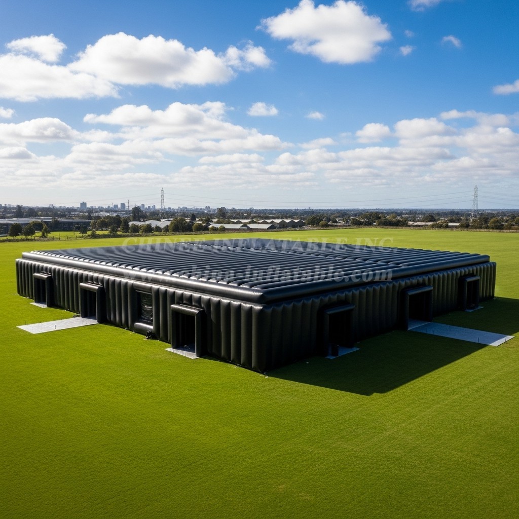 Tent1-6471 Pure Black Inflatable Tent