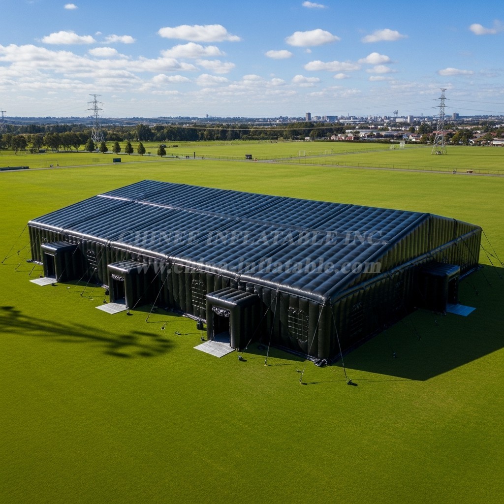 Tent1-6473 Pure Black Inflatable Tent