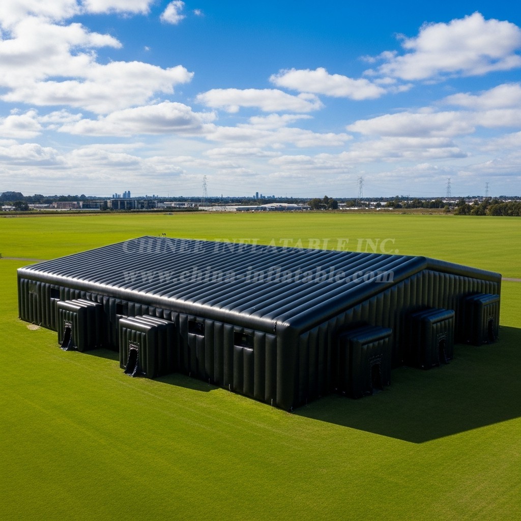 Tent1-6478 Pure Black Inflatable Tent