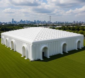 Tent1-6490 Pure White Inflatable Rectangular Tent