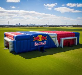 Tent1-6504 Red Blue Silver Inflatable Tent