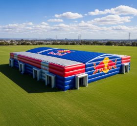 Tent1-6505 Red Blue Silver Inflatable Tent