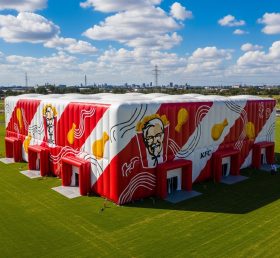 Tent1-6525 Red White KFC Inflatable Pavilion