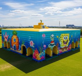 Tent1-6533 SpongeBob Theme Inflatable Tent