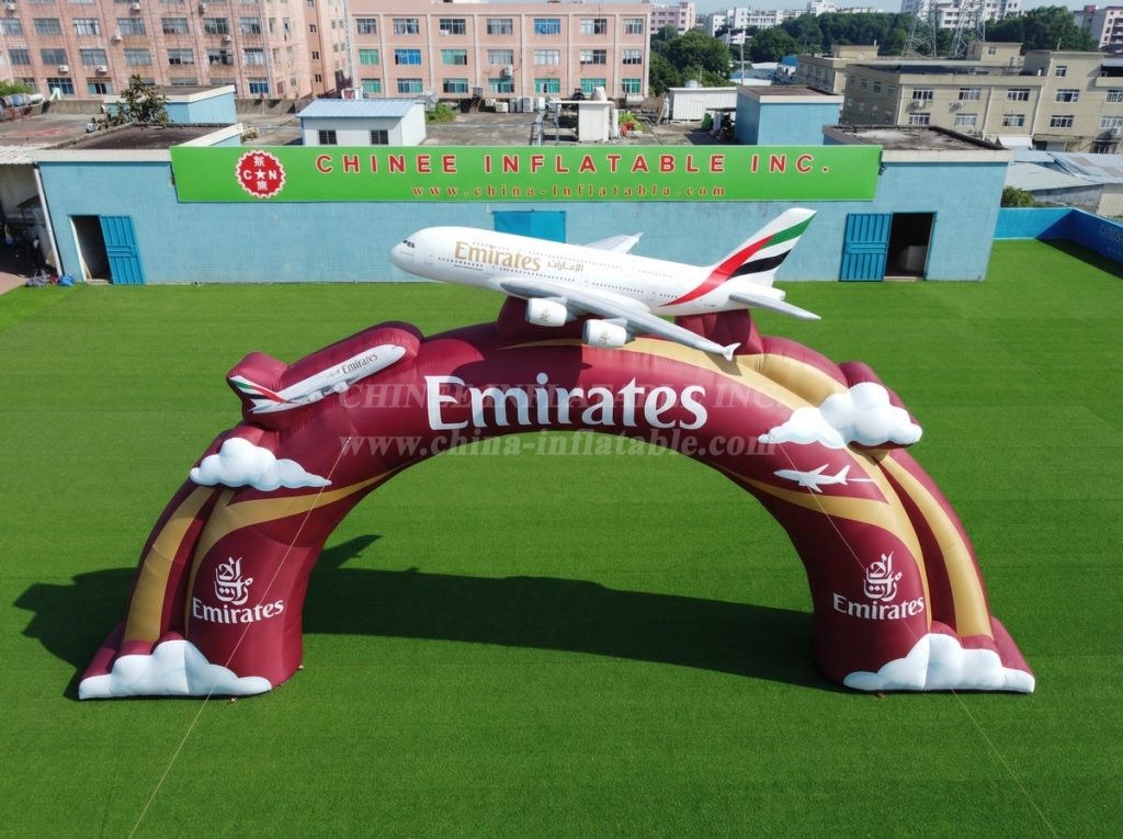 Arch3-115 Emirates Advertising Inflatable Arch