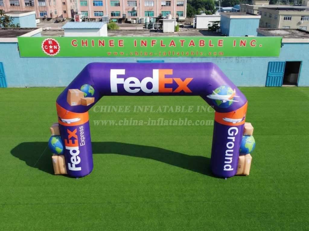Arch3-116 FedEx Advertising Inflatable Arch