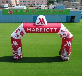 Arch3-139 Marriott Advertising Inflatable Arch