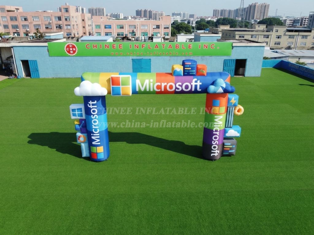Arch3-144 Microsoft Advertising Inflatable Arch