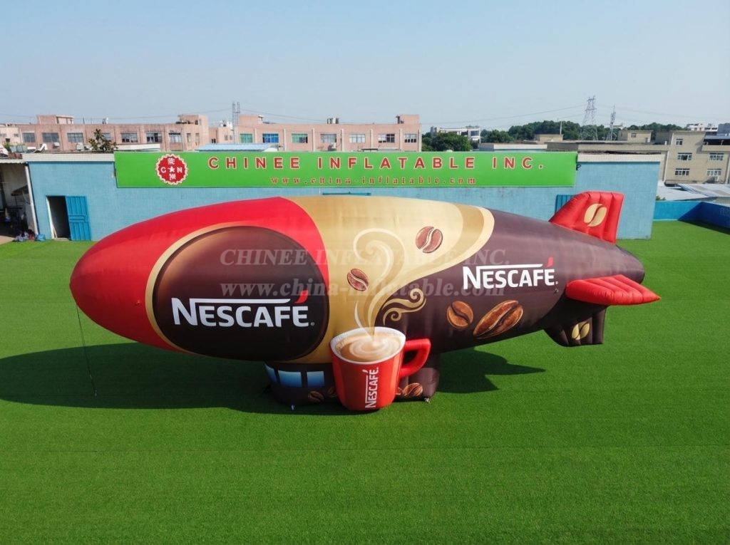 B3-266 Nescafé Giant Advertising Inflatable Airship