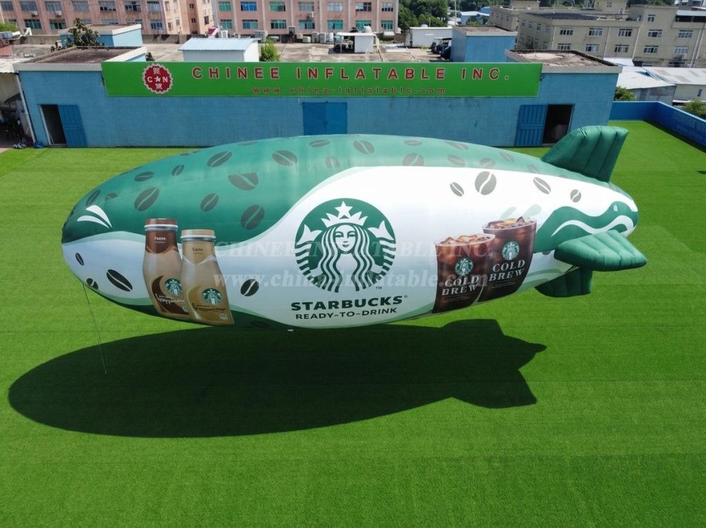 B3-290 Starbucks Giant Advertising Inflatable Airship