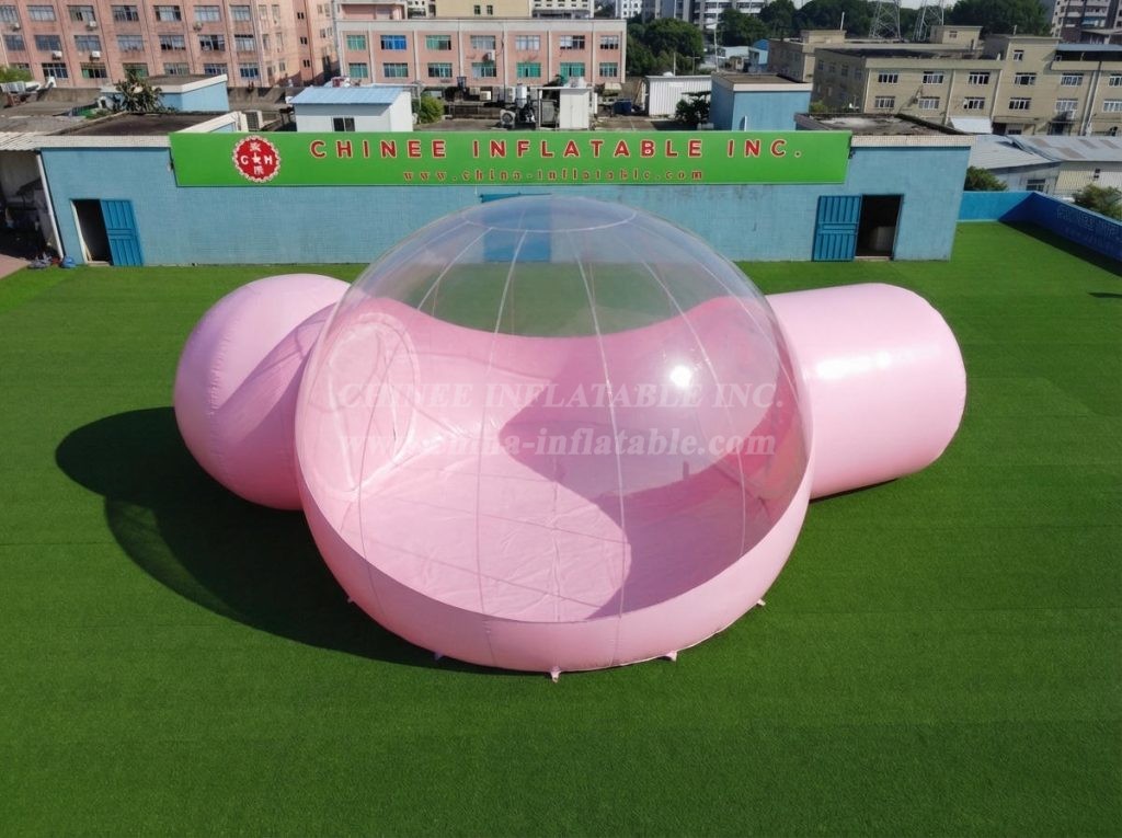 Tent1-5045K Pink Inflatable Bubble Tent