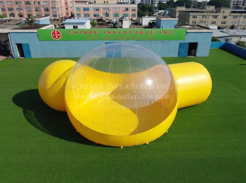 Tent1-5045O Yellow Inflatable Bubble Tent