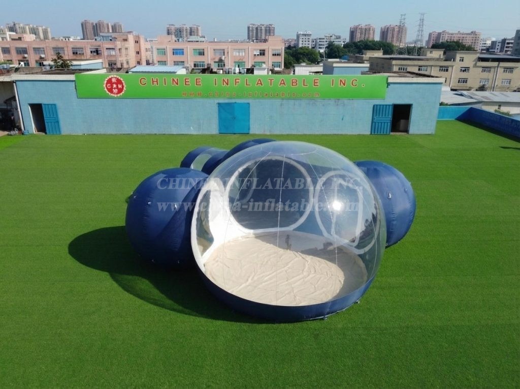 Tent1-5047C Dark Blue Inflatable Bubble Tent