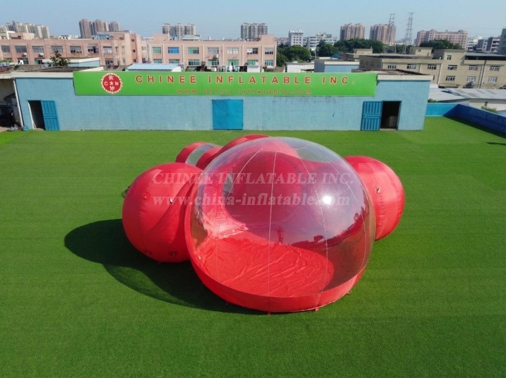 Tent1-5047M Red Inflatable Bubble Tent