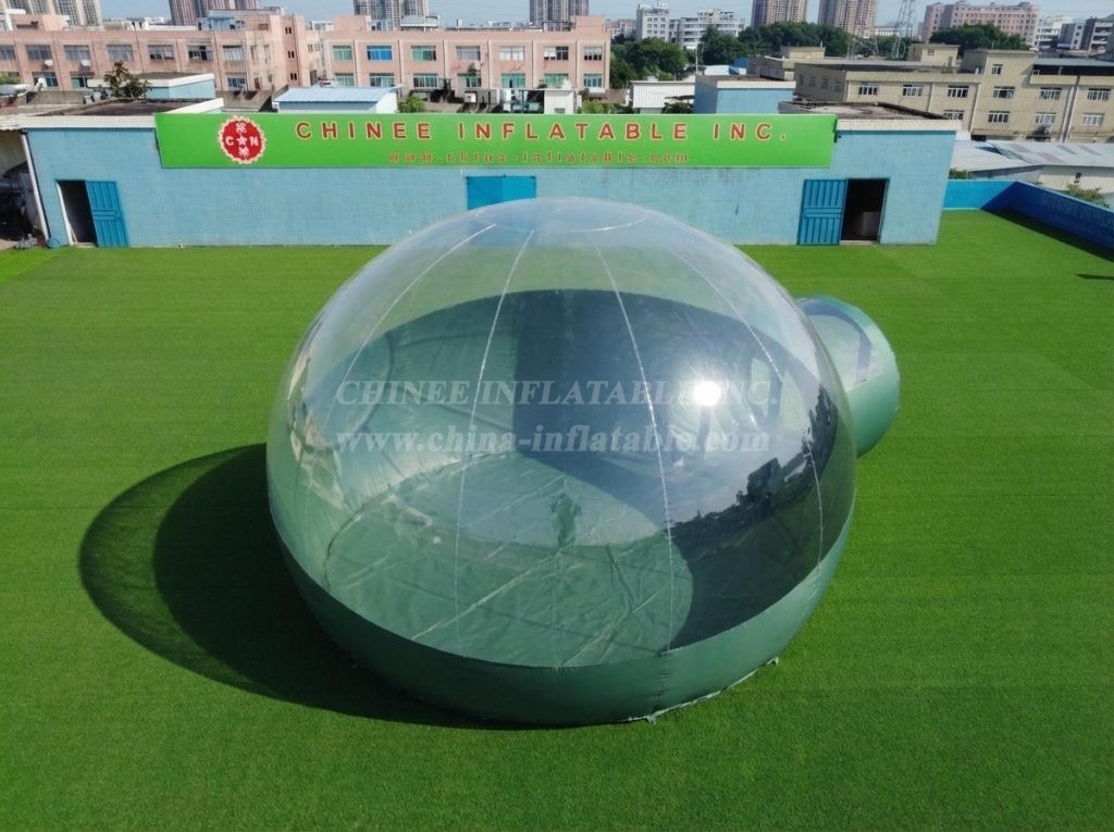 Tent1-5046D Dark Green Inflatable Bubble Tent