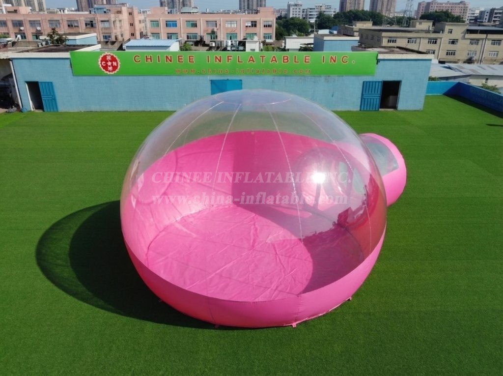 Tent1-5046K Pink Inflatable Bubble Tent