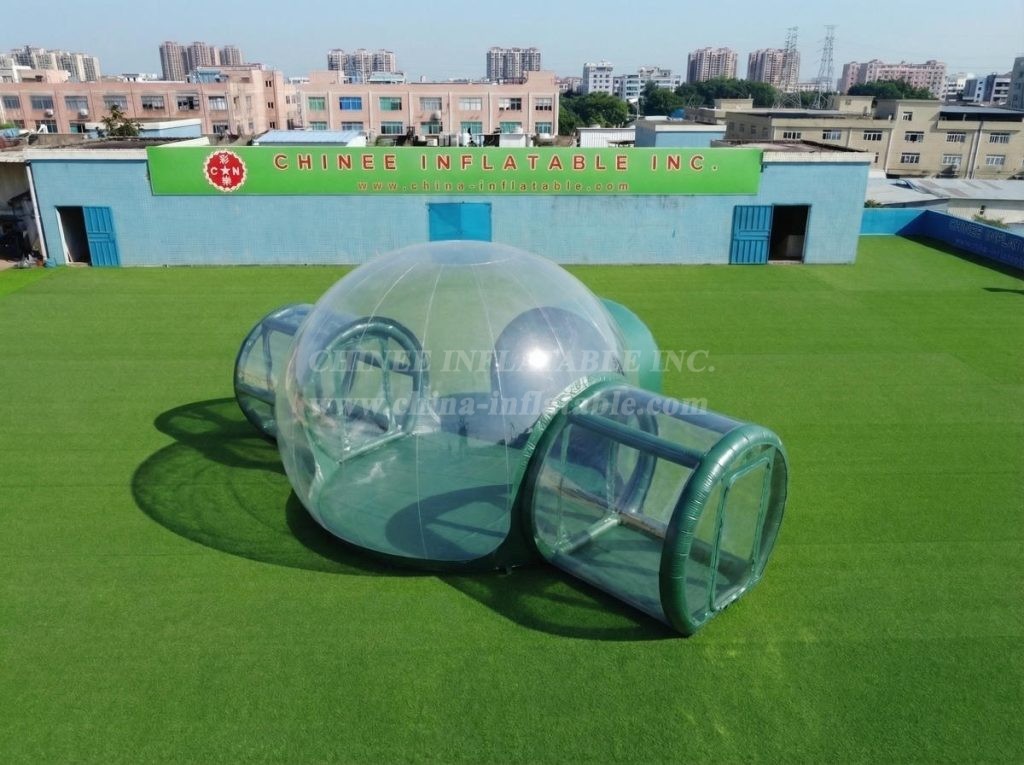 Tent1-5048D Dark Green Inflatable Bubble Tent