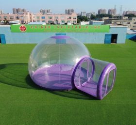 Tent1-5044L Purple Inflatable Bubble Tent