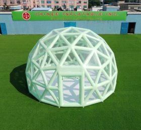 Tent1-5041G Light Green Spherical Structure Inflatable Bubble Tent