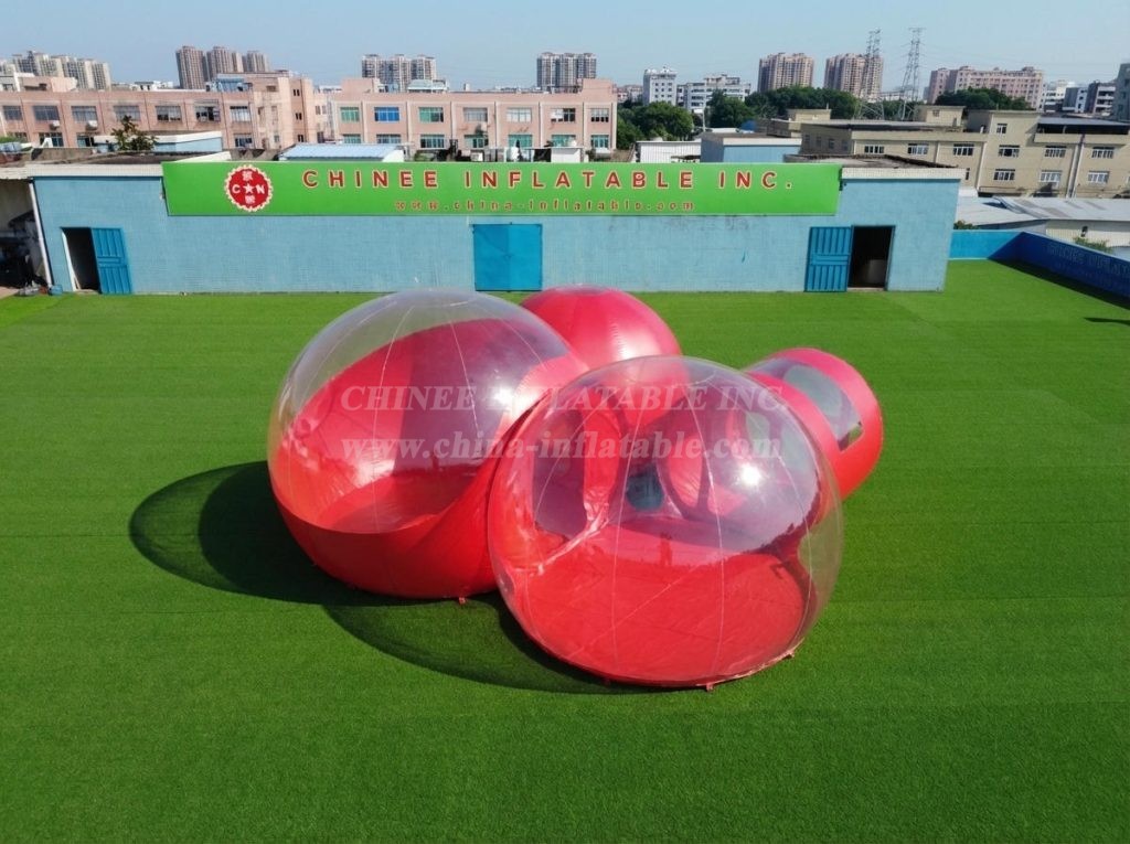 Tent1-5042M Red Inflatable Bubble Tent