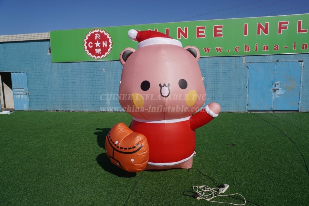 Cartoon2-500 Inflatable Christmas Brown Bear