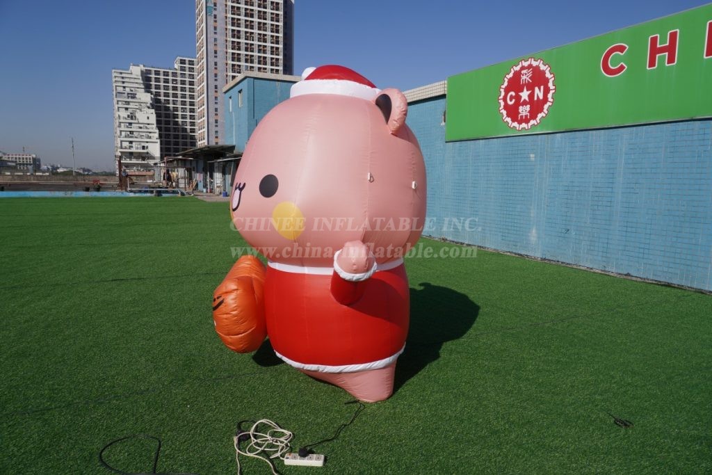 Cartoon2-500 Inflatable Christmas Brown Bear