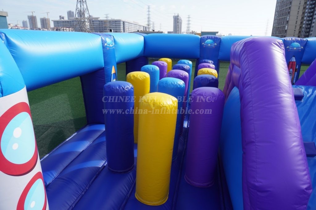 T6-3000 Space-Themed Inflatable Funcity