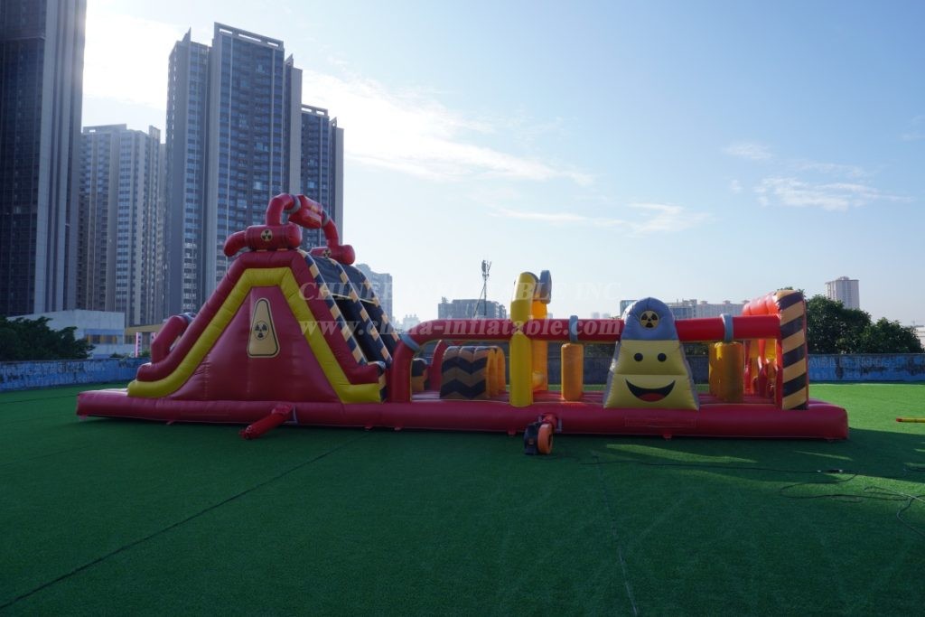 T7-1373B Toxic Inflatable Obstacle Course