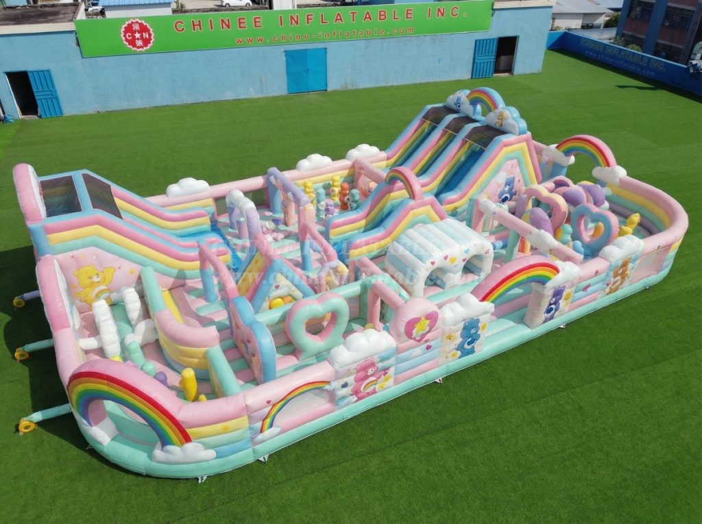 GF3-578 Care Bears Theme Inflatable Park