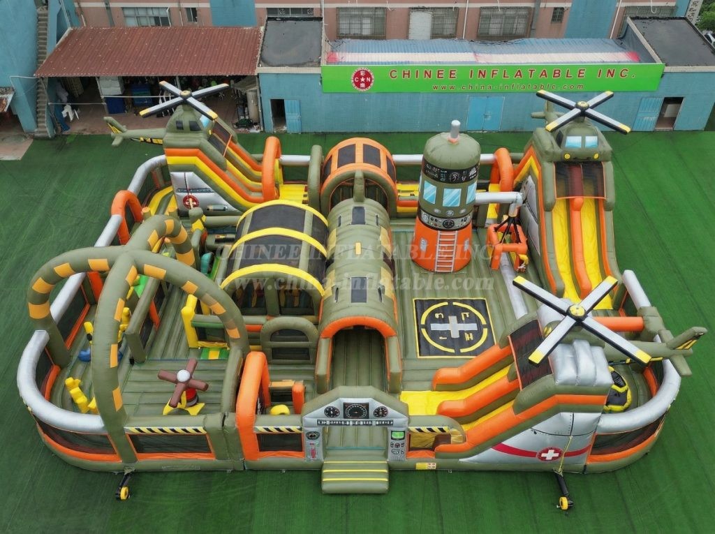 GF3-581 Helicopter Theme Inflatable Park