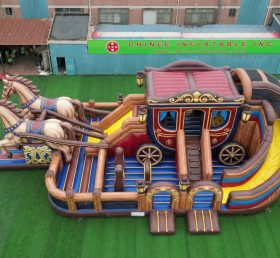 GF3-582 Horse Carriage Theme Inflatable Park