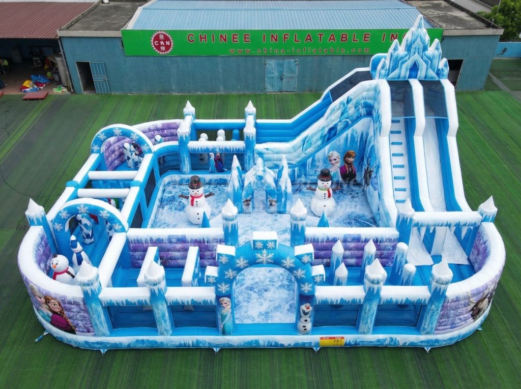 GF3-603 Frozen Theme Inflatable Park