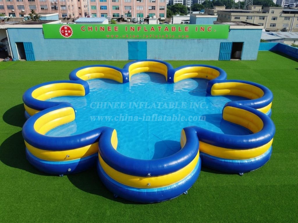 Pool4-028 Irregular Shaped Inflatable Pool