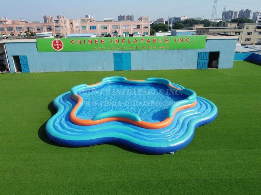 Pool4-030 Irregular Shaped Inflatable Pool