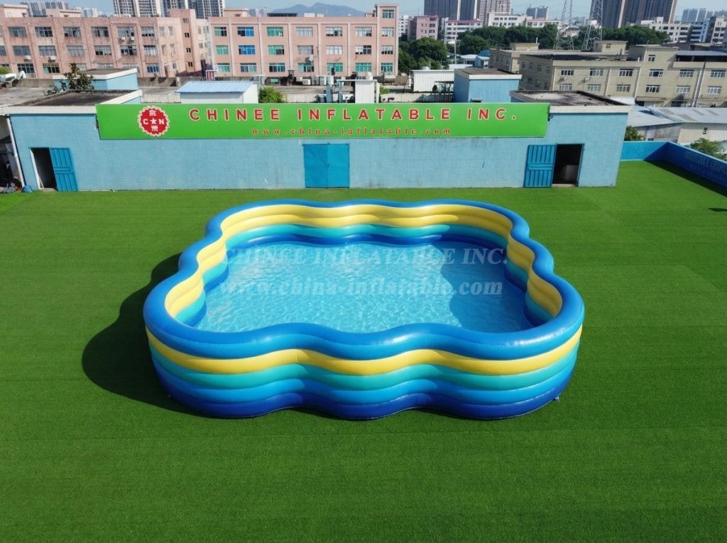 Pool4-045 Irregular Shaped Inflatable Pool