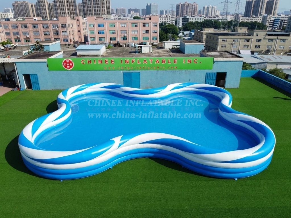 Pool4-046 Irregular Shaped Inflatable Pool
