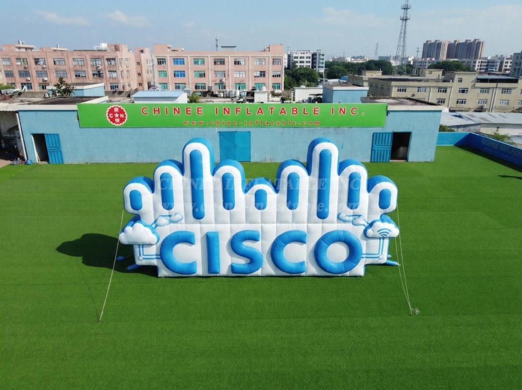 S4-2018 Cisco Inflatable Advertising Sign