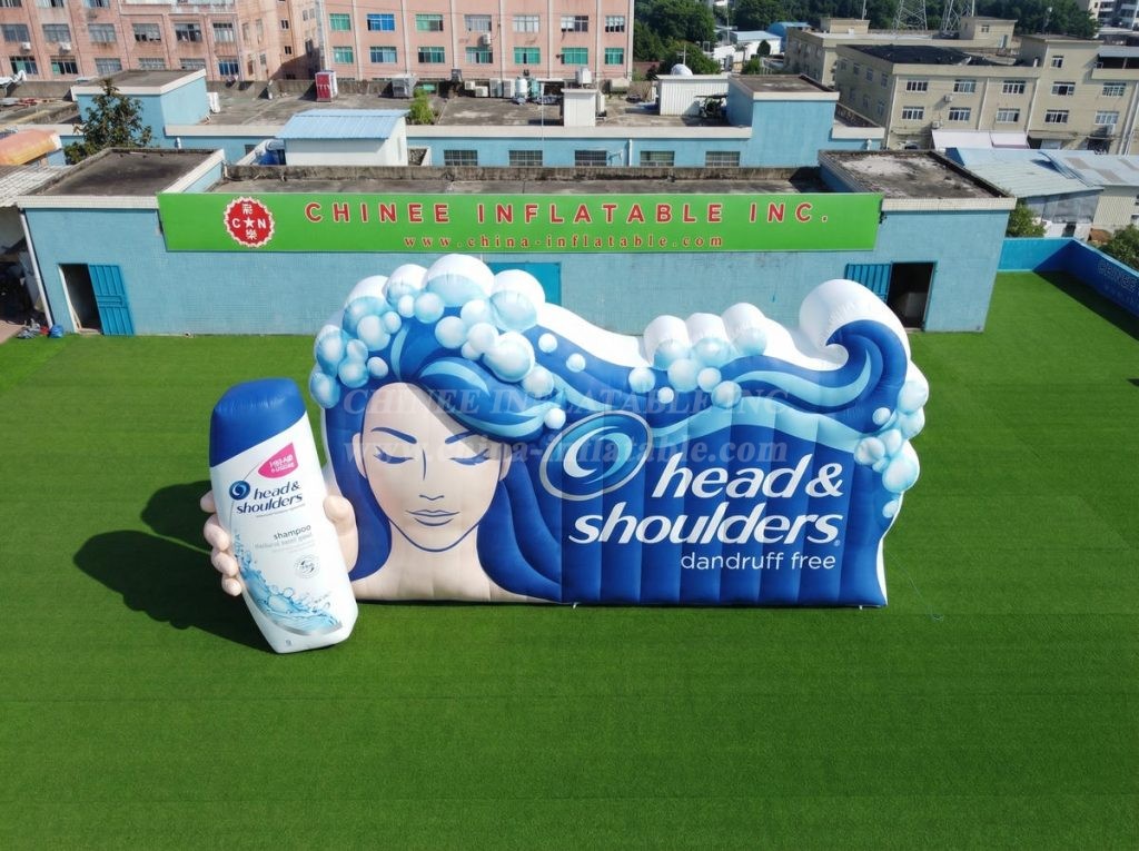 S4-2042 Head & Shoulders Inflatable Advertising Sign