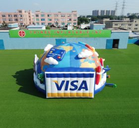 S4-2137 Visa Inflatable Advertising Sign