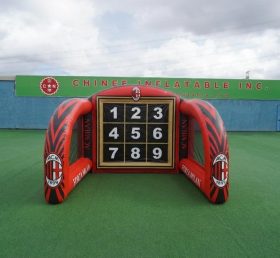 T11-7001 AC Milan Theme Inflatable Football Shoot Out Game