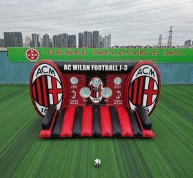 T11-7006 AC Milan Theme Inflatable Football Shoot Out Game