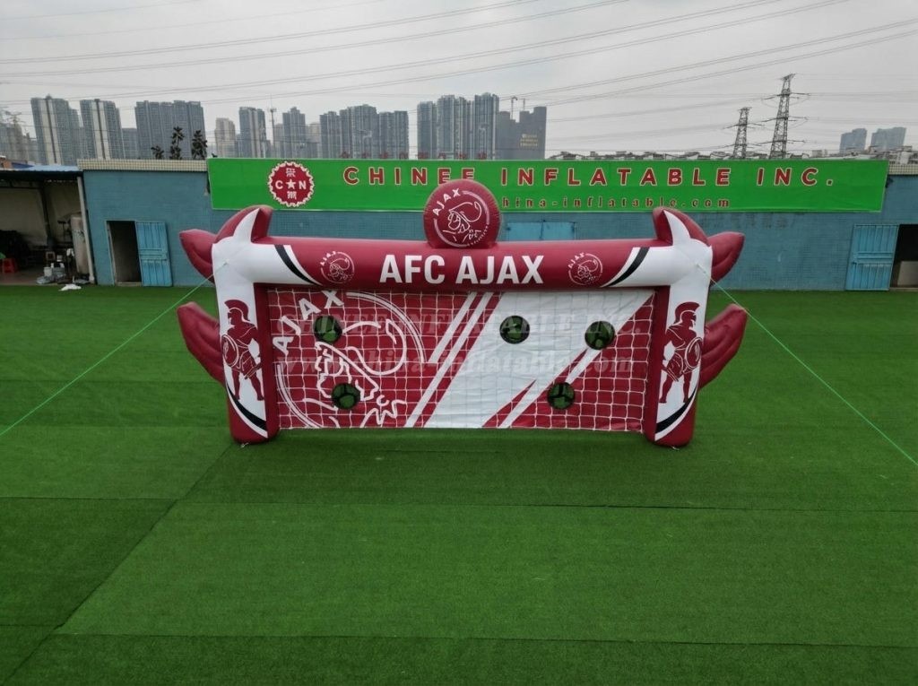 T11-7011 Ajax Amsterdam Theme Inflatable Football Shoot Out Game